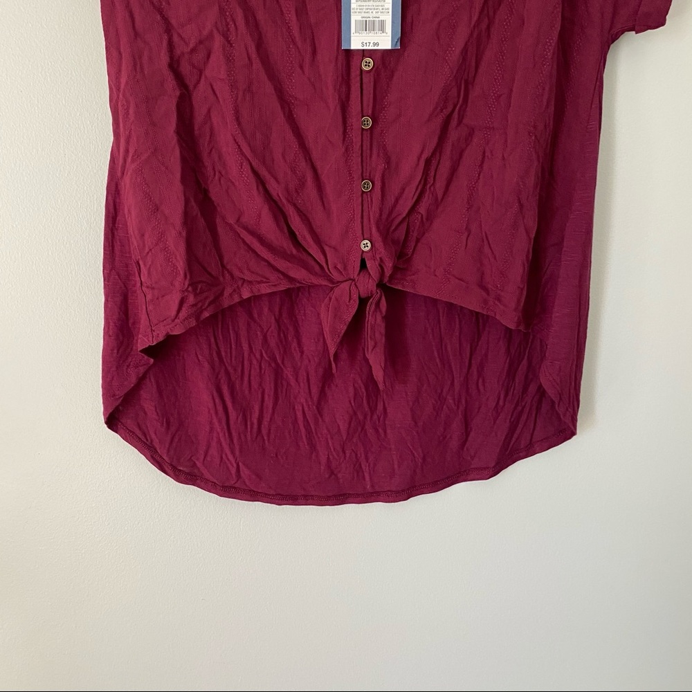 Hi-Low button down t-shirt - Picture 5 of 5